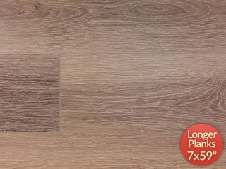 Waterproof Vinyl Lock Flooring 5.5mm European French Oak 7in Nice (Pad Attached)
